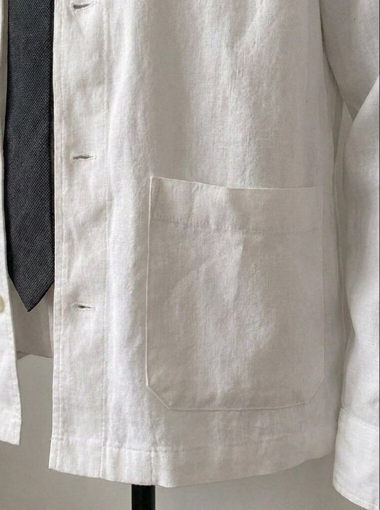 Ralph Lauren Linen/Remi Overshirt, White