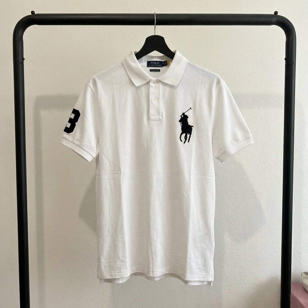 Ralph Lauren Big Pony Pique Polo, White