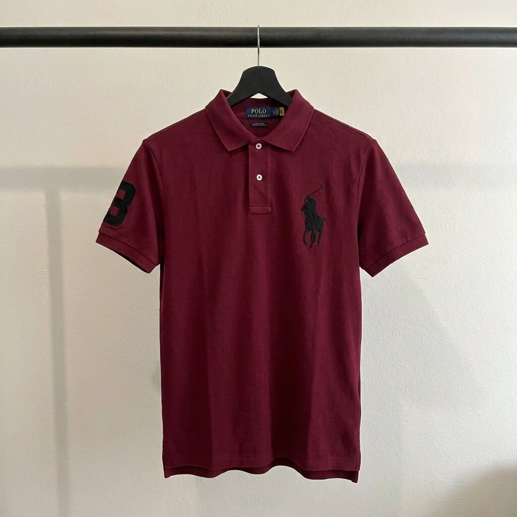 Ralph Lauren Big Pony Pique Polo, Maroon