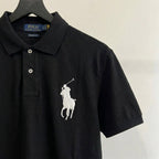 Ralph Lauren Big Pony Pique Polo, Black