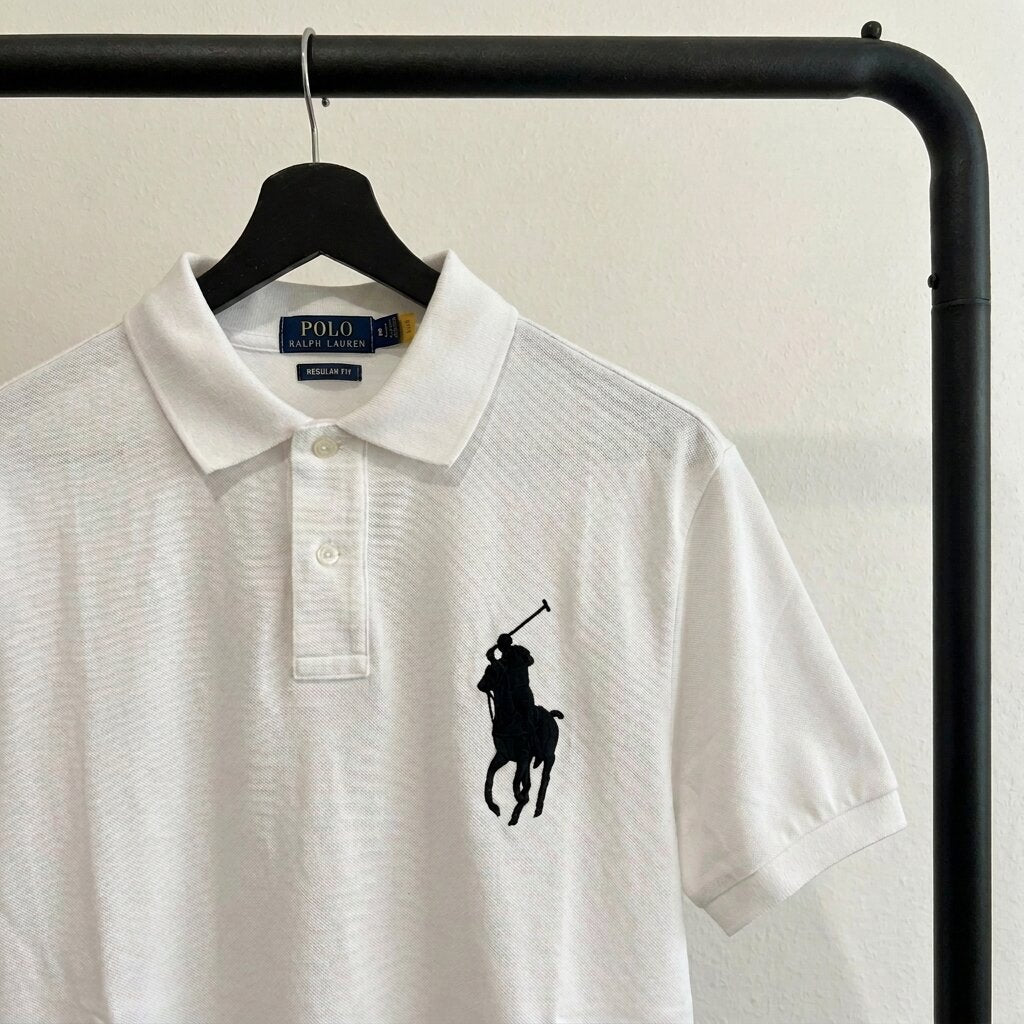 Ralph Lauren Big Pony Pique Polo, White