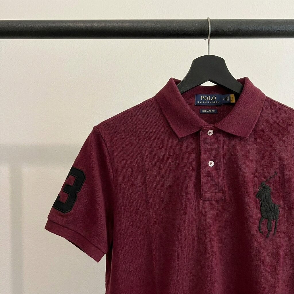 Ralph Lauren Big Pony Pique Polo, Maroon