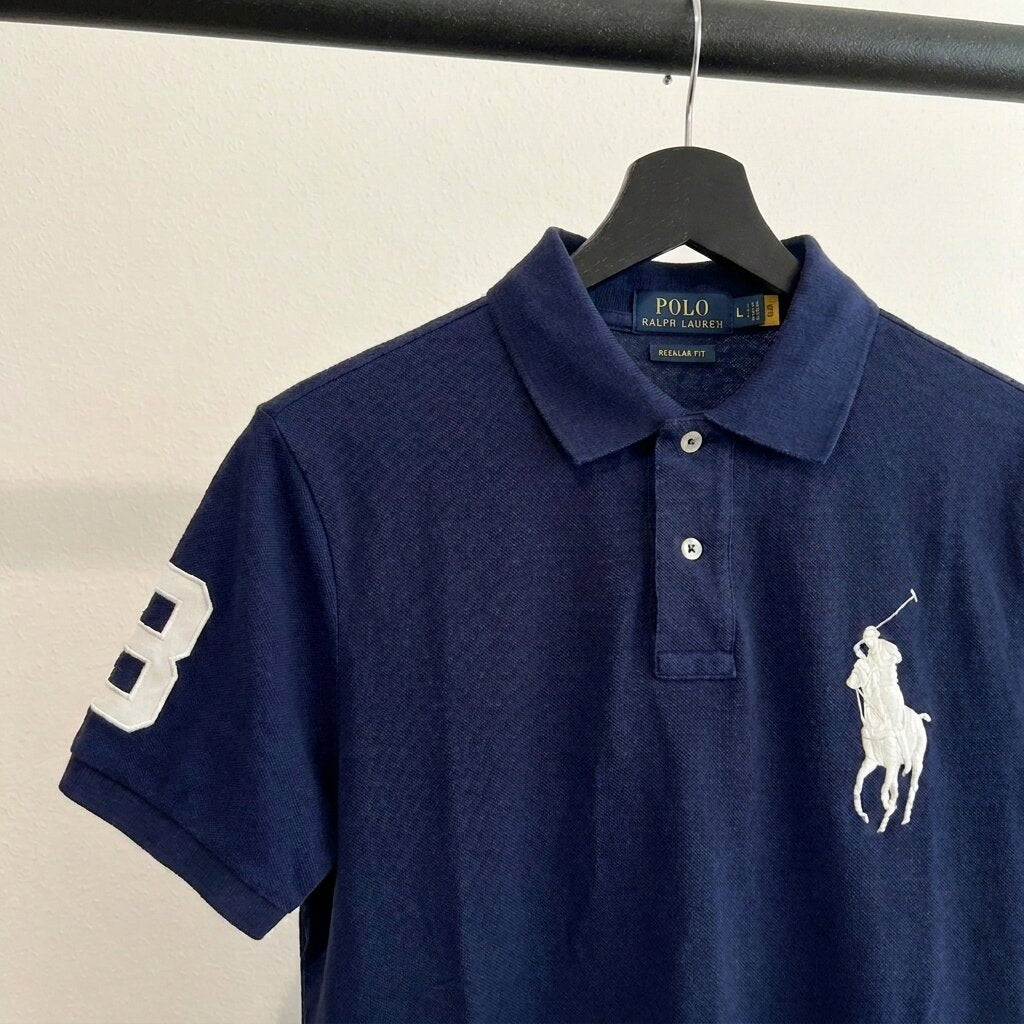 Ralph Lauren Big Pony Pique Polo, Navy