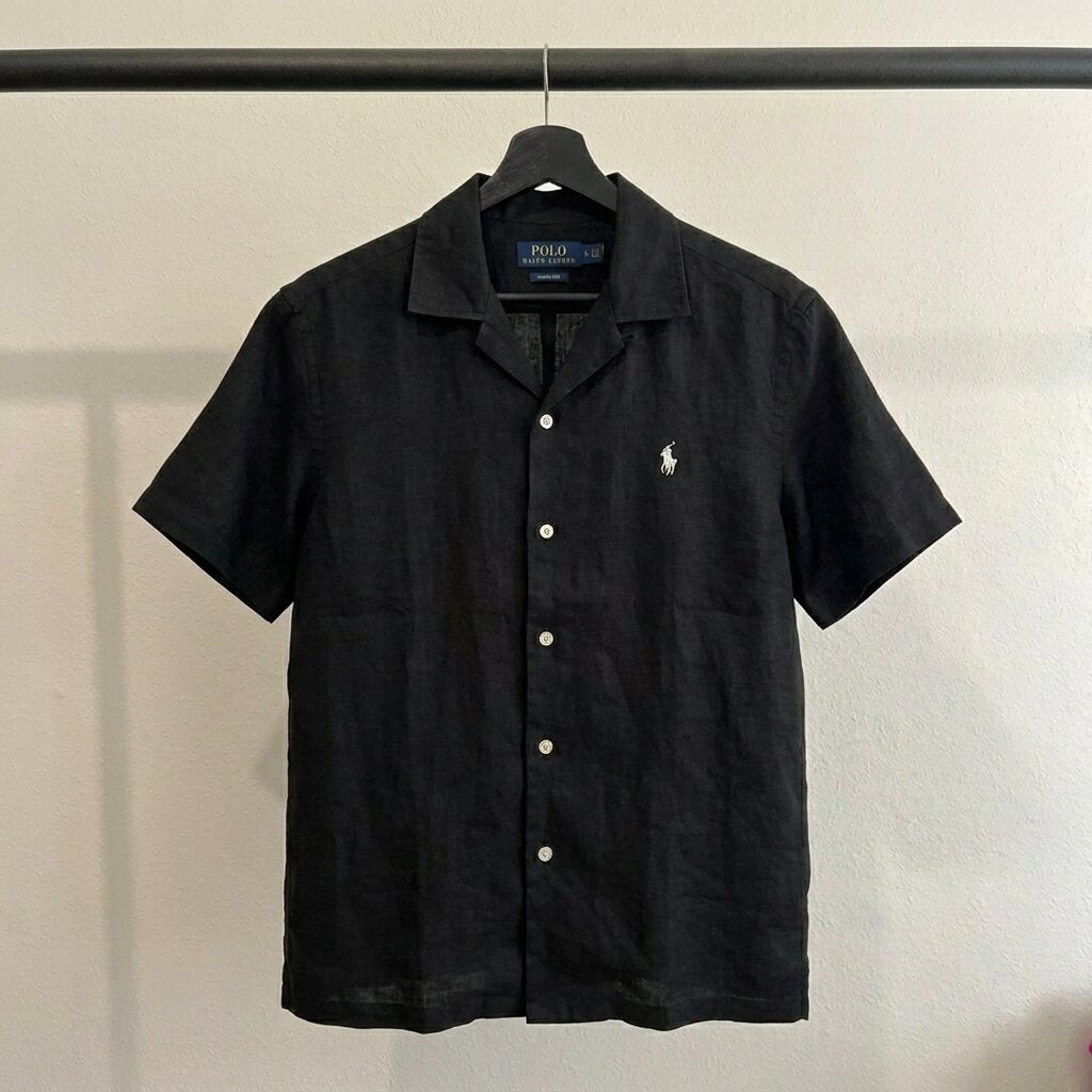 Ralph Lauren Linen/Remi Cuban Shirt, Black
