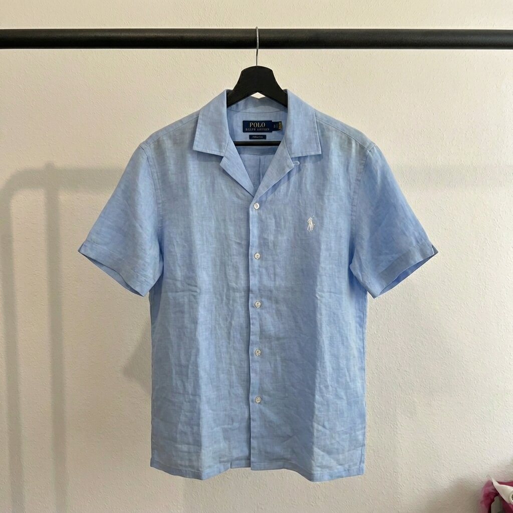 Ralph Lauren Linen/Remi Cuban Shirt, Sky