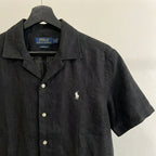 Ralph Lauren Linen/Remi Cuban Shirt, Black