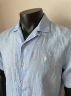 Ralph Lauren Linen/Remi Cuban Shirt, Sky