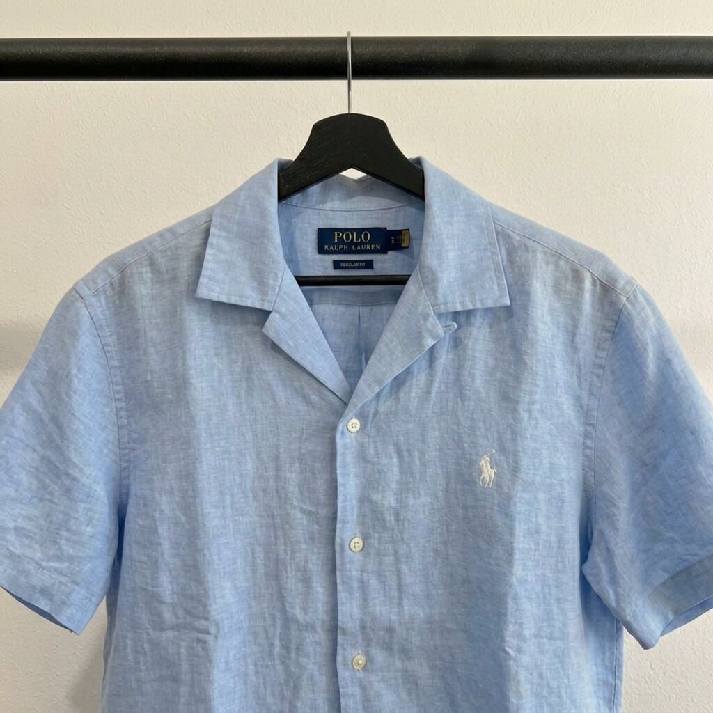 Ralph Lauren Linen/Remi Cuban Shirt, Sky