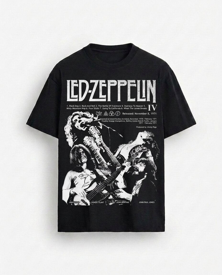 Led-Zeppelin Oversized Fit Tee