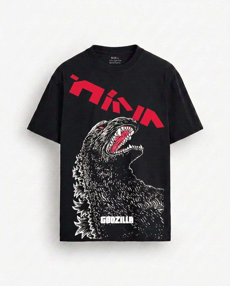 Godzilla Oversized Fit Tee