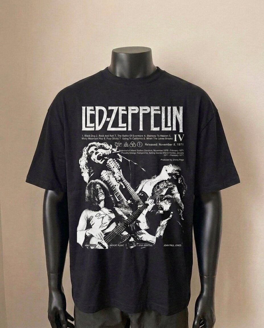 Led-Zeppelin Oversized Fit Tee
