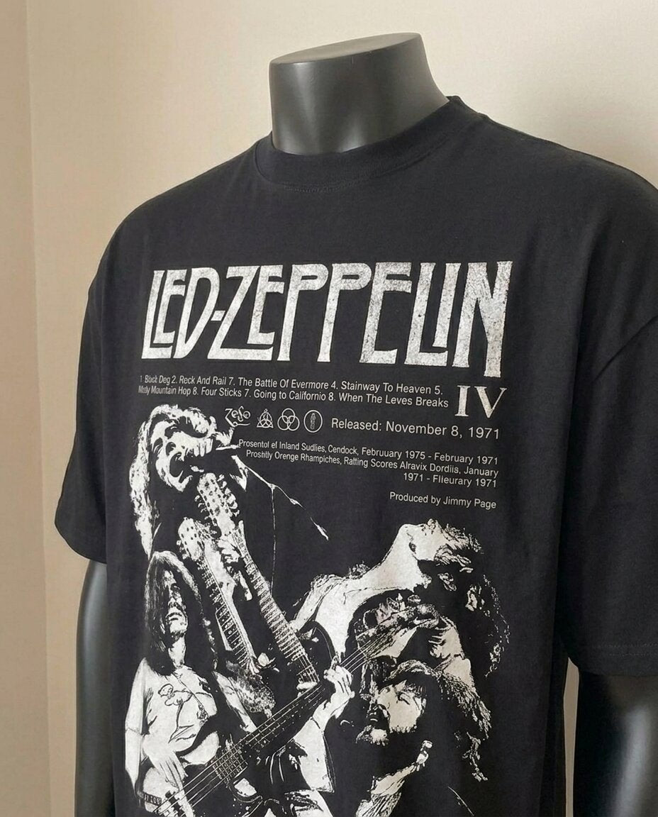 Led-Zeppelin Oversized Fit Tee