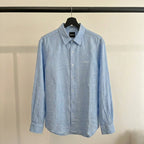 Hugo Boss 100% Linen Vintage Shirt, Sky