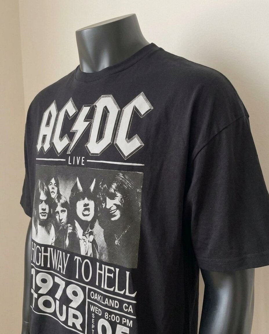 AC/DC Highway To Hell Oversized Fit Tee