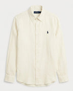 Ralph Lauren 100% French Linen Vintage Shirt, Off White