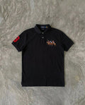 Ralph Lauren Triple Pony Pique Polo, Black