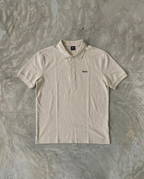 Hugo Boss Rubber Patch Logo Pique Polo, Beige