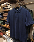 Hugo Boss Rubber Patch Logo Pique Polo, Navy