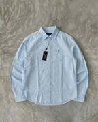 Ralph Lauren Stretch Cotton Formal Shirt, Sky