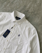 Ralph Lauren Stretch Cotton Formal Shirt, White