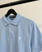 Ralph Lauren Classic Pique Polo, Sky Blue