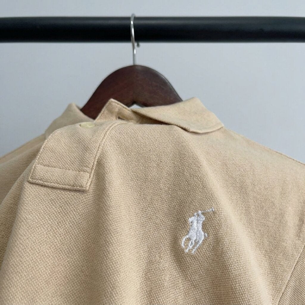 Ralph Lauren Classic Pique Polo, Beige