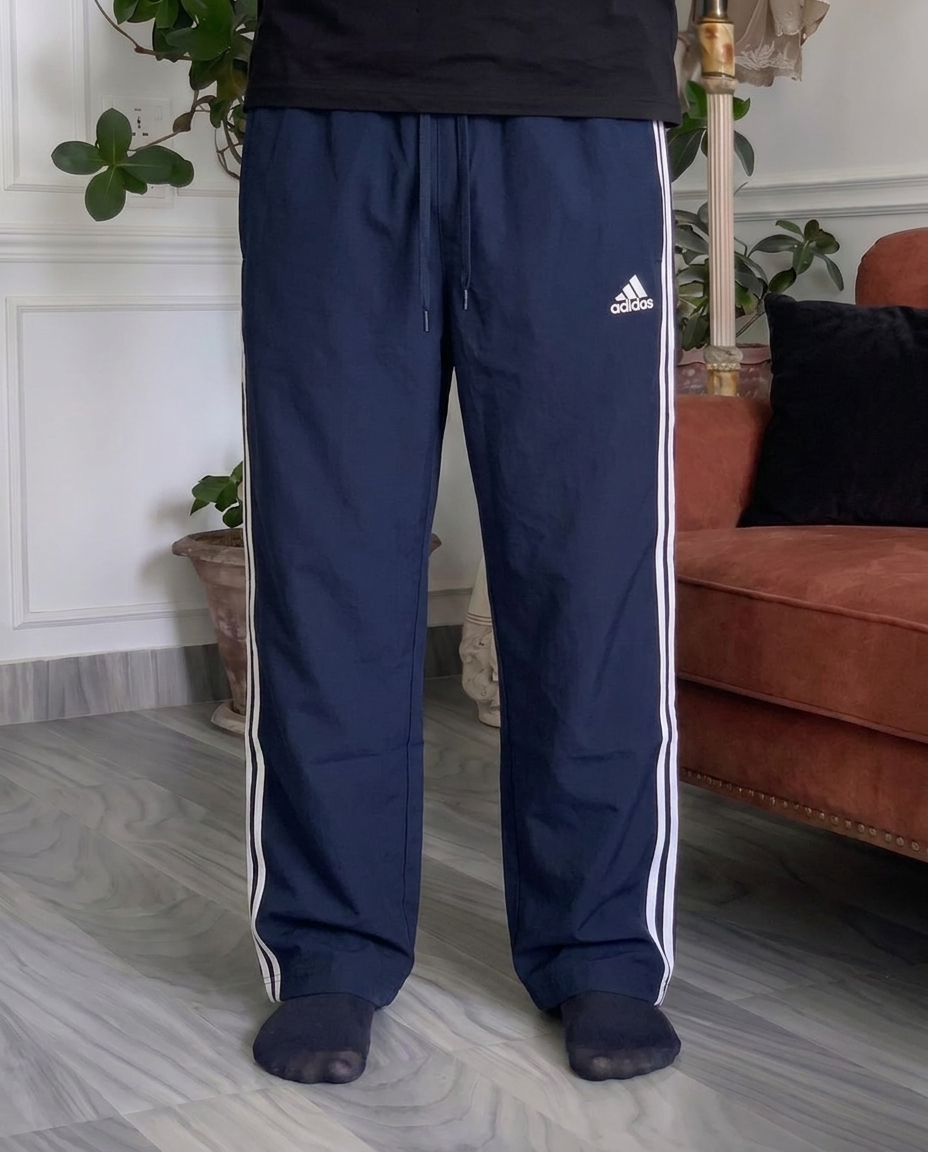 Adidas Track Pants, Parachute Fabric , Navy