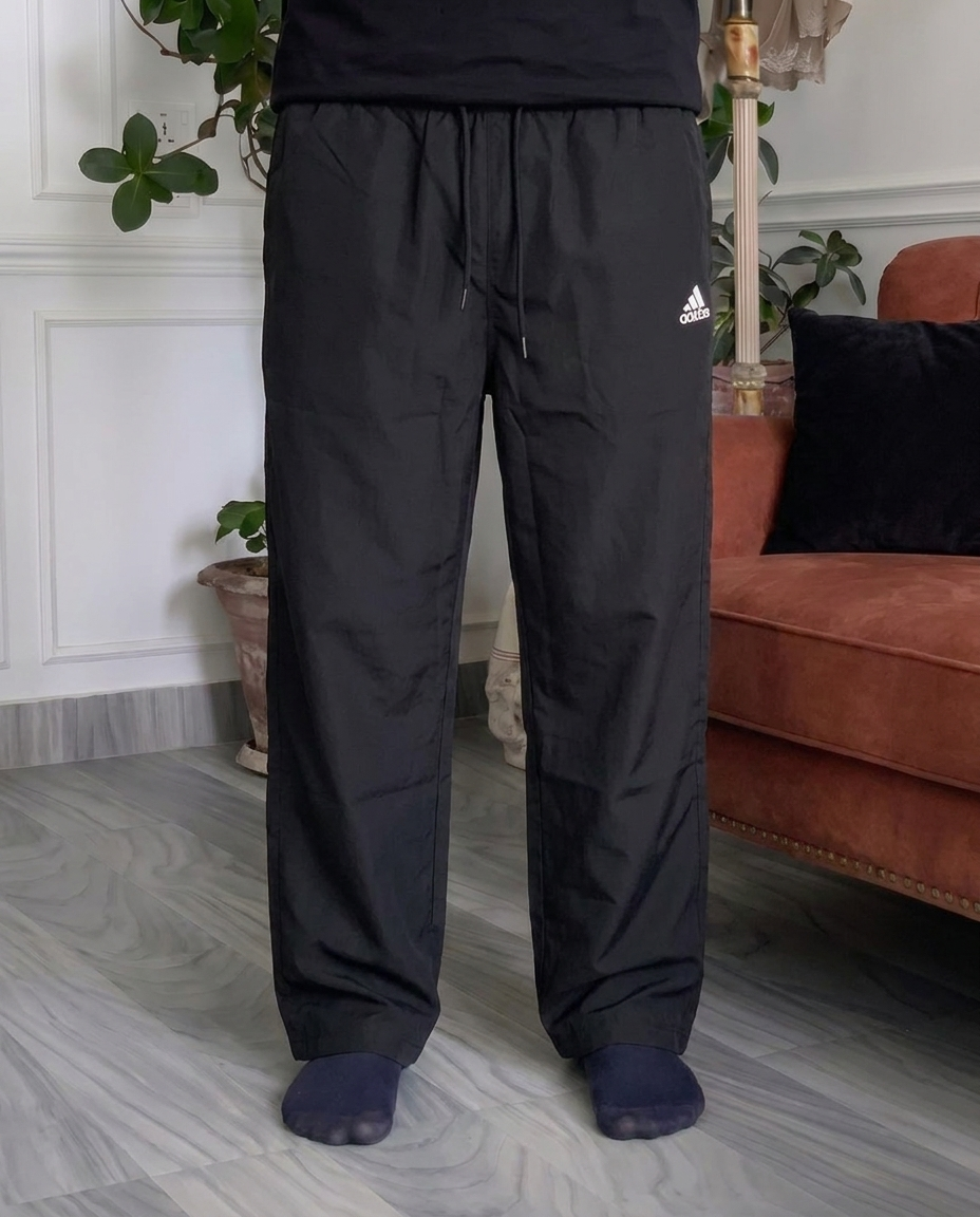 Adidas Track Pants, Parachute Fabric , Black