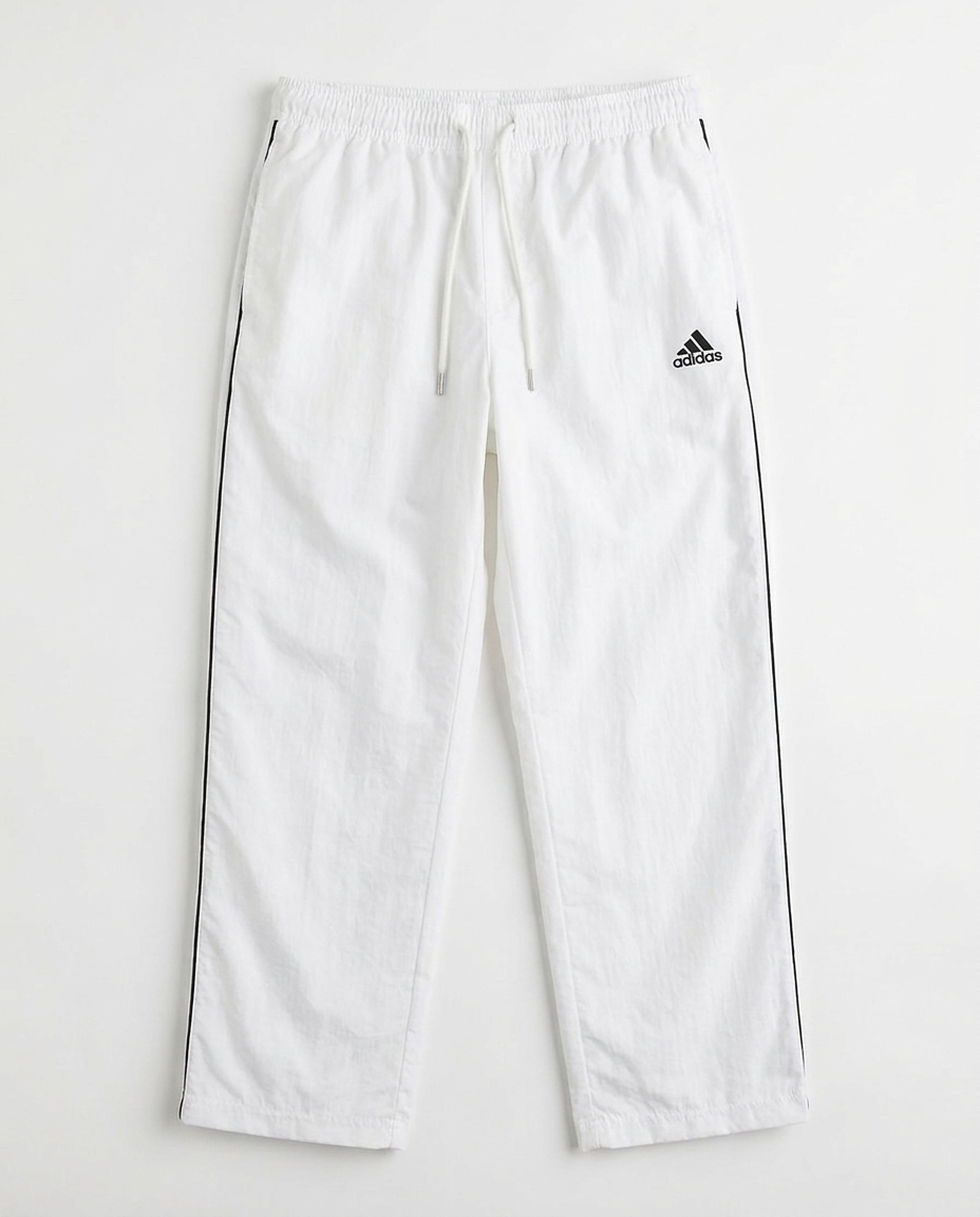 Adidas Track Pants, Parachute Fabric , White