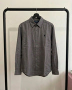 Ralph Lauren 100% French Linen Vintage Shirt, Ash Gray